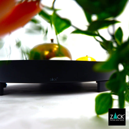 ZACK 20347 TREVO ドイツZACK社製モダンデザインのトレイ マットブラック [在庫有り]