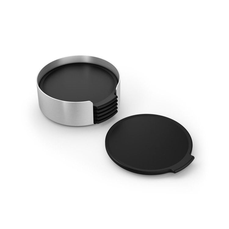 ZACK 20372 NORTA ドイツZACK社製モダンデザインのコースターとホルダー (6枚セット) HL [在庫有り] H2-70