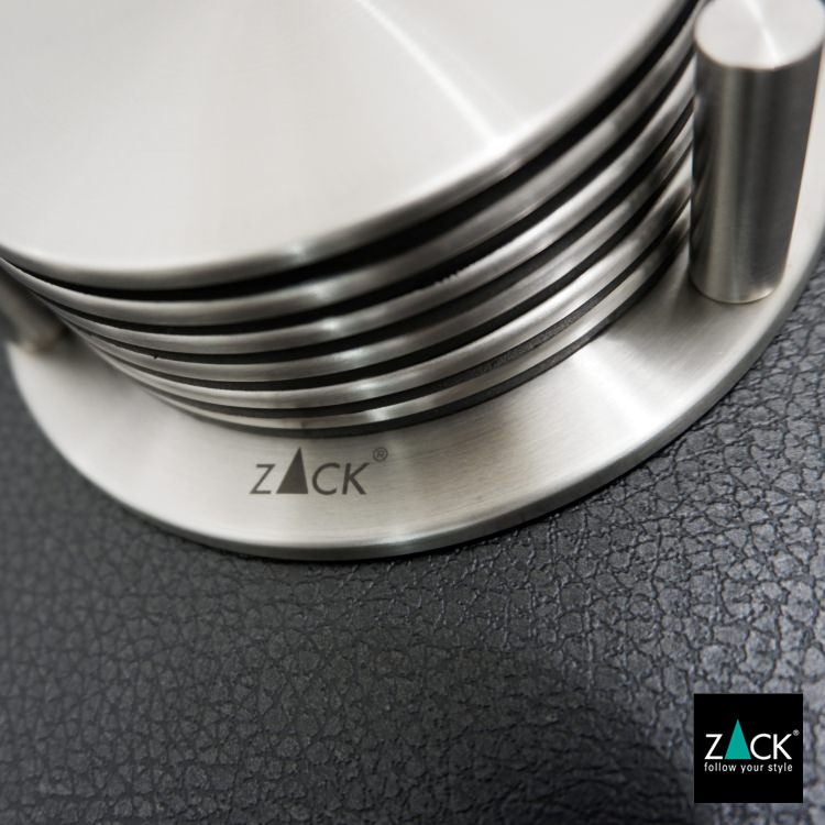ZACK 20374 REGIO ドイツZACK社製モダンデザインのコースターとスタンドのセット HL [在庫有り]