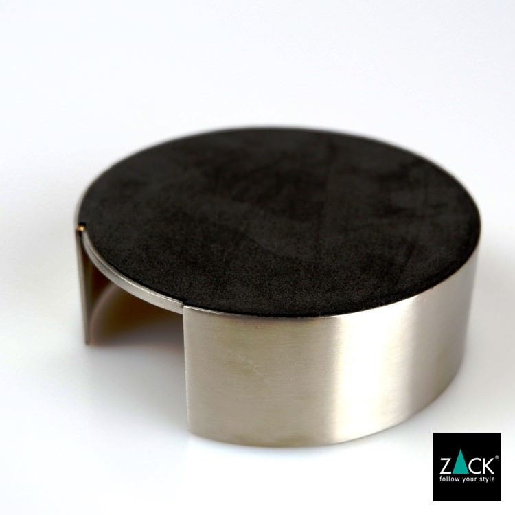 ZACK 20384 VETRO ドイツZACK社製モダンデザインのコースターとホルダー (6枚セット) HL [在庫有り]