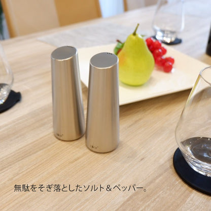 ZACK 20527 ACIO ドイツZACK社製モダンデザインのソルト＆ペッパー HL [在庫有り]