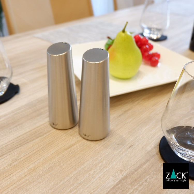 ZACK 20527 ACIO ドイツZACK社製モダンデザインのソルト＆ペッパー HL [在庫有り]