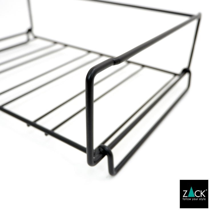ZACK 20554 CUBETO ドイツZACK社製モダンデザインのボトルラック マットブラック [在庫有り] H2-554