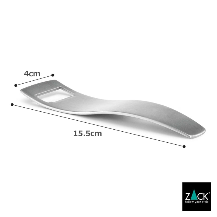 ZACK 20558 SINOS ドイツZACK社製モダンデザインのボトルオープナー(栓抜き) HL [在庫有り]