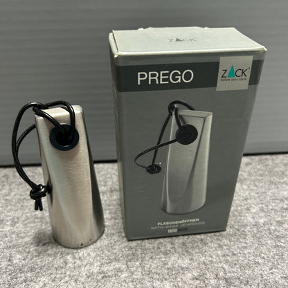 [SAMPLE] ボトルオープナー｜ZACK 20568 PREGO HL 栓抜き 高さ10cm 幅4cm 18/10ステンレス製 ヘアライン仕上げ H2-69 [在庫有り]