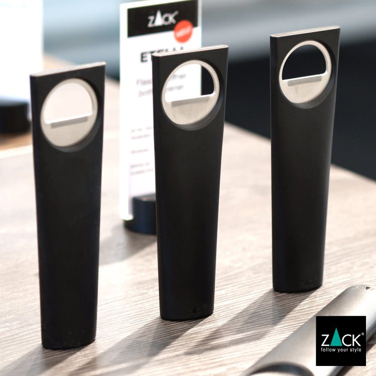 ZACK 20573 ETELLI ドイツZACK社製モダンデザインのボトルオープナー(栓抜き) マットブラック [在庫有り]