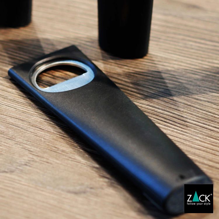 ZACK 20573 ETELLI ドイツZACK社製モダンデザインのボトルオープナー(栓抜き) マットブラック [在庫有り]