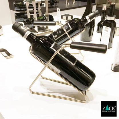 ZACK 20576 ARLO ドイツZACK社製モダンデザインのワインボトルホルダー HL [在庫有り] H2-302