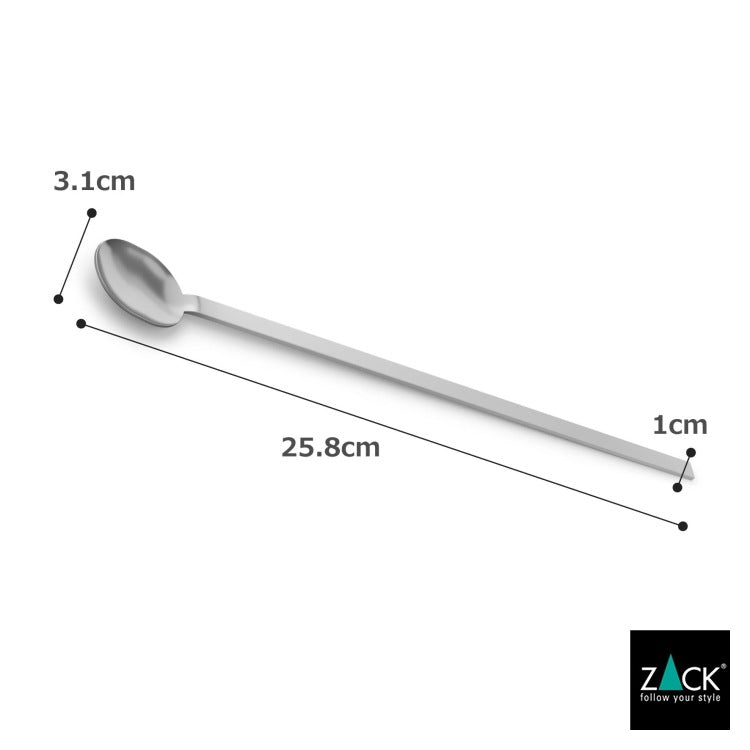 ZACK 20595 MENOA ドイツZACK社製モダンデザインのバースプーン 25.8cm HL [在庫有り]