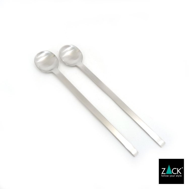 ZACK 20596 MENOA ドイツZACK社製モダンデザインのラテマキアートスプーン 18.7cm HL [在庫有り] H2-890
