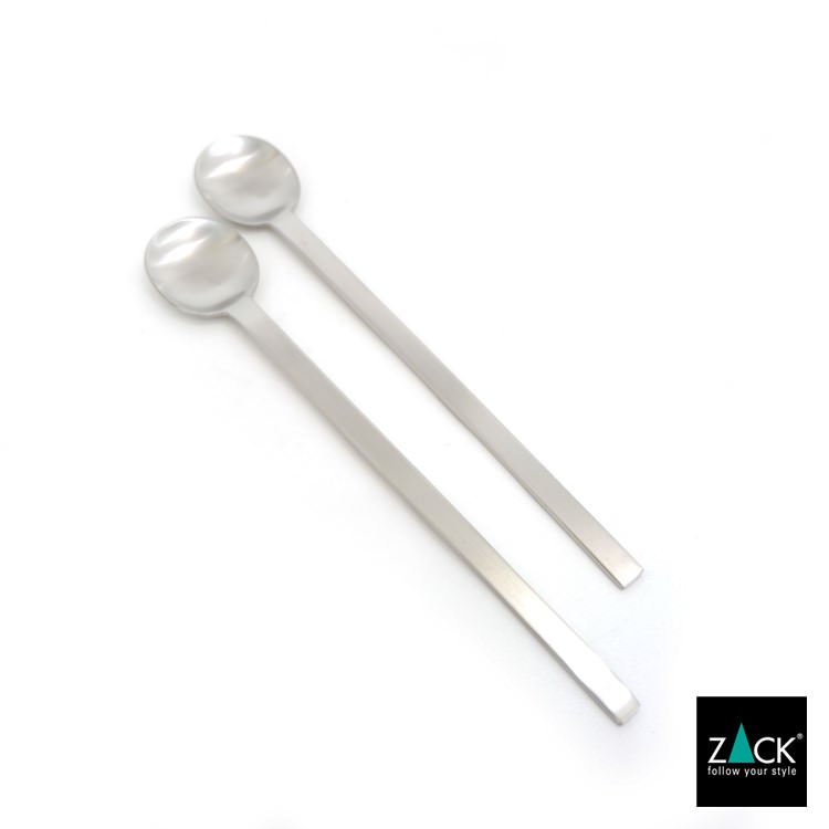 ZACK 20596 MENOA ドイツZACK社製モダンデザインのラテマキアートスプーン 18.7cm HL [在庫有り] H2-890