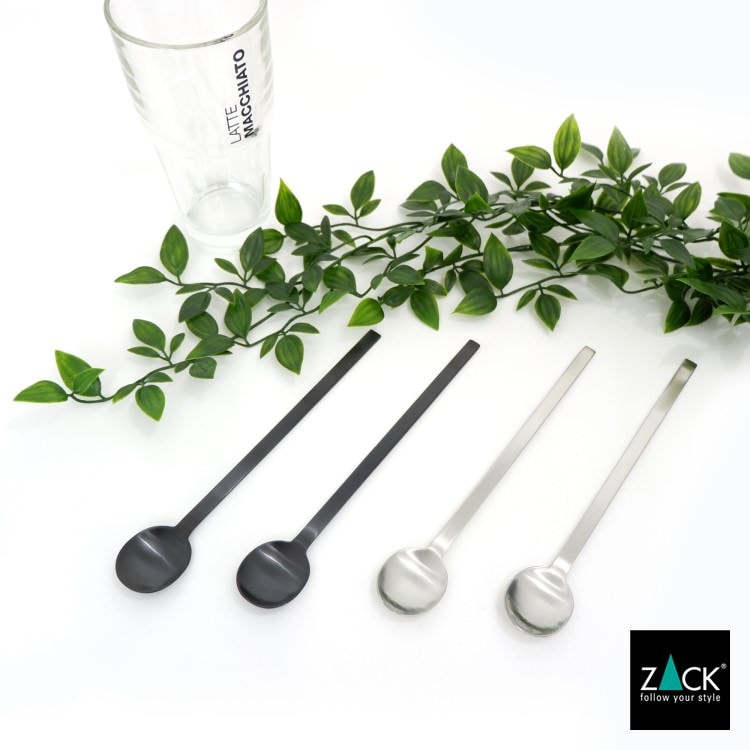 ZACK 20596 MENOA ドイツZACK社製モダンデザインのラテマキアートスプーン 18.7cm HL [在庫有り] H2-890