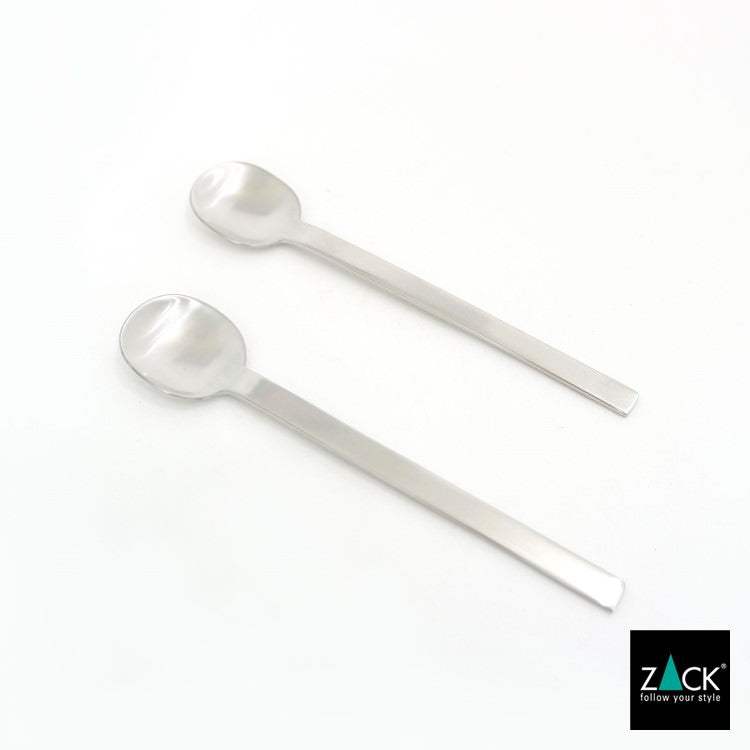 ZACK 20597 MENOA ドイツZACK社製モダンデザインのコーヒースプーン 13.4cm HL [在庫有り] H2-1224