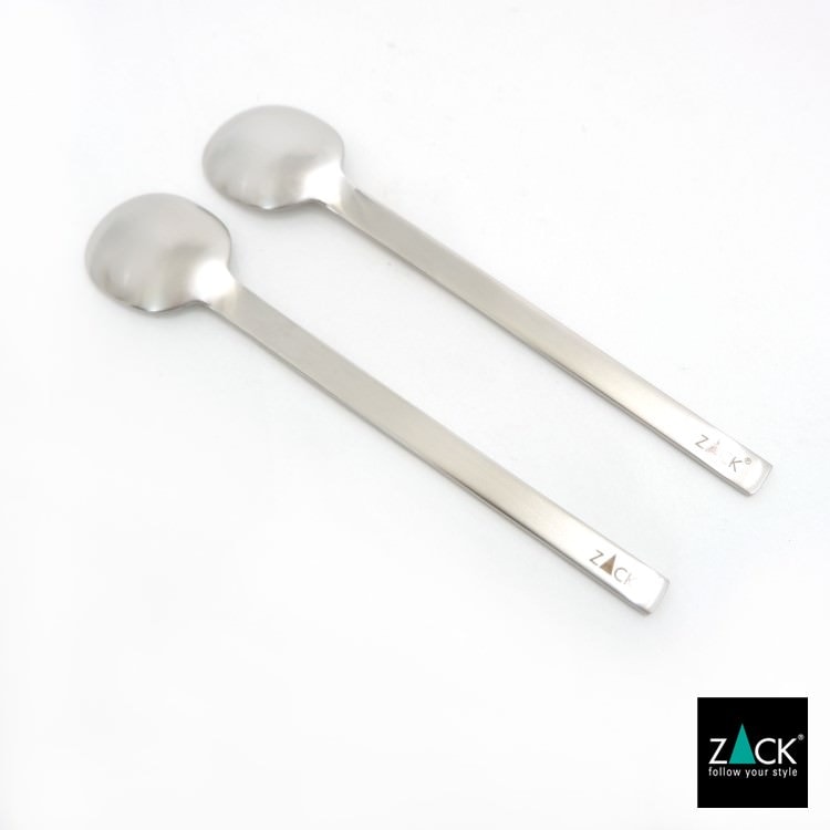 ZACK 20597 MENOA ドイツZACK社製モダンデザインのコーヒースプーン 13.4cm HL [在庫有り] H2-1224