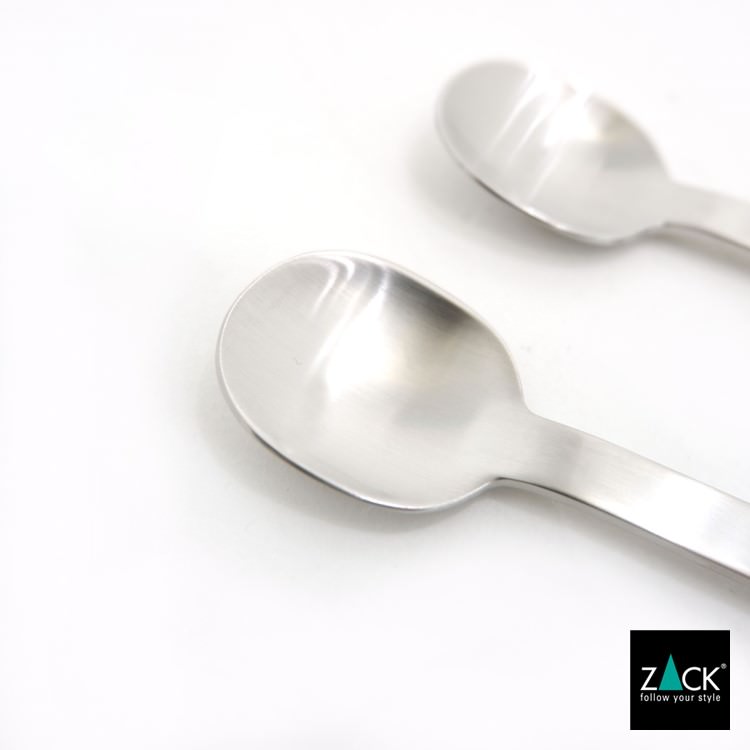 ZACK 20597 MENOA ドイツZACK社製モダンデザインのコーヒースプーン 13.4cm HL [在庫有り] H2-1224