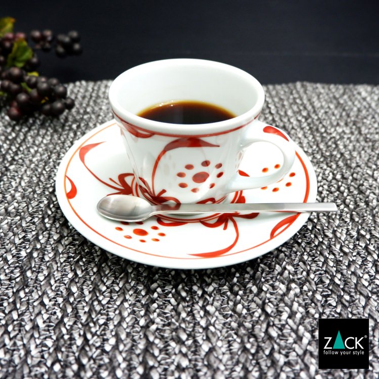 ZACK 20597 MENOA ドイツZACK社製モダンデザインのコーヒースプーン 13.4cm HL [在庫有り] H2-1224