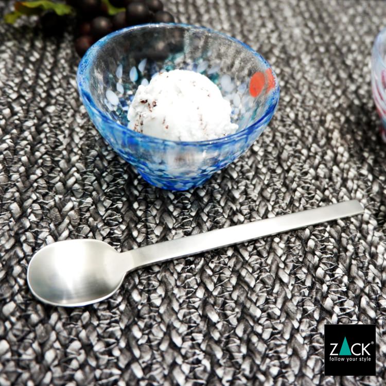 ZACK 20597 MENOA ドイツZACK社製モダンデザインのコーヒースプーン 13.4cm HL [在庫有り] H2-1224