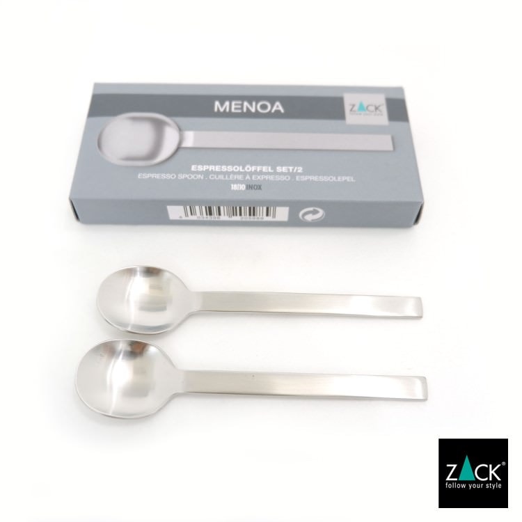 ZACK 20598 MENOA ドイツZACK社製モダンデザインのエスプレッソスプーン 10.6cm HL [在庫有り] H2-1002