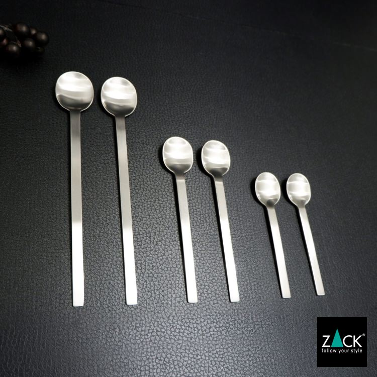 ZACK 20598 MENOA ドイツZACK社製モダンデザインのエスプレッソスプーン 10.6cm HL [在庫有り] H2-1002