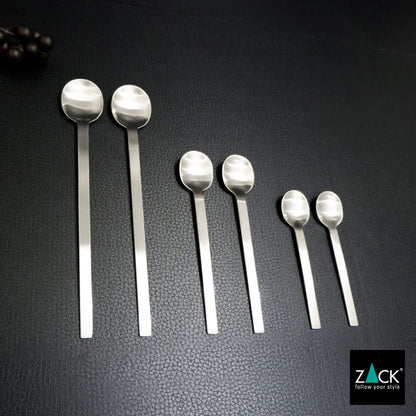 ZACK 20598 MENOA ドイツZACK社製モダンデザインのエスプレッソスプーン 10.6cm HL [在庫有り] H2-1002