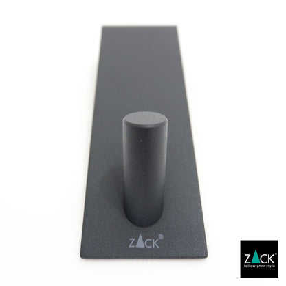 ZACK 20737 EXIT ドイツZACK社製モダンデザインのドアフック マットブラック ドア幅19mm用 [在庫有り]
