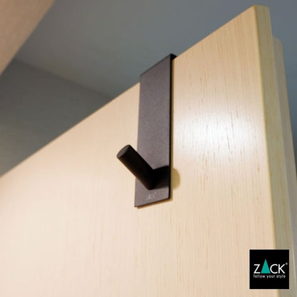 ZACK 20737 EXIT ドイツZACK社製モダンデザインのドアフック マットブラック ドア幅19mm用 [在庫有り]