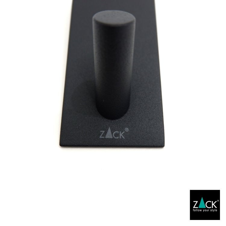 ZACK 20738 EXIT ドイツZACK社製モダンデザインのドアフック マットブラック ドア幅41mm用 [在庫有り]H1