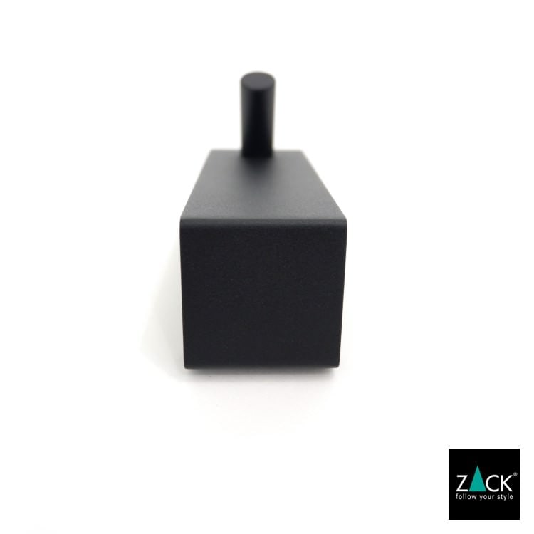 ZACK 20738 EXIT ドイツZACK社製モダンデザインのドアフック マットブラック ドア幅41mm用 [在庫有り]H1