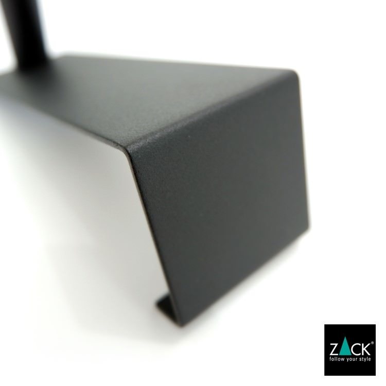 ZACK 20738 EXIT ドイツZACK社製モダンデザインのドアフック マットブラック ドア幅41mm用 [在庫有り]H1