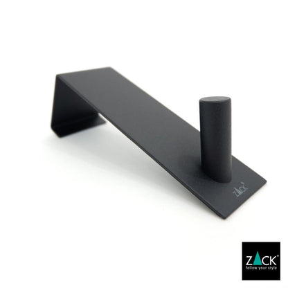 ZACK 20738 EXIT ドイツZACK社製モダンデザインのドアフック マットブラック ドア幅41mm用 [在庫有り]H1