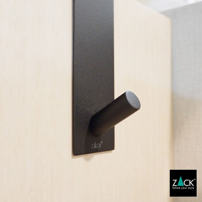 ZACK 20738 EXIT ドイツZACK社製モダンデザインのドアフック マットブラック ドア幅41mm用 [在庫有り]H1