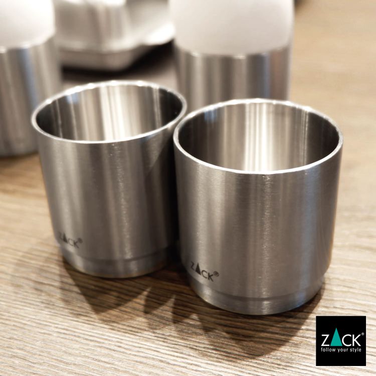 ZACK 20758 SALO ドイツZACK社製モダンデザインのエッグカップ 2個セット HL [在庫有り]