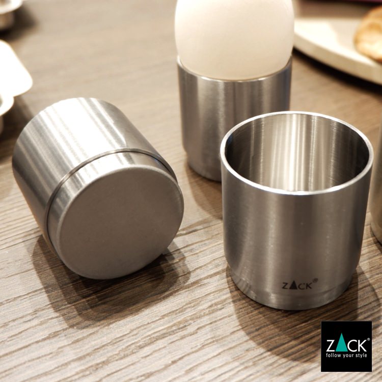 ZACK 20758 SALO ドイツZACK社製モダンデザインのエッグカップ 2個セット HL [在庫有り]
