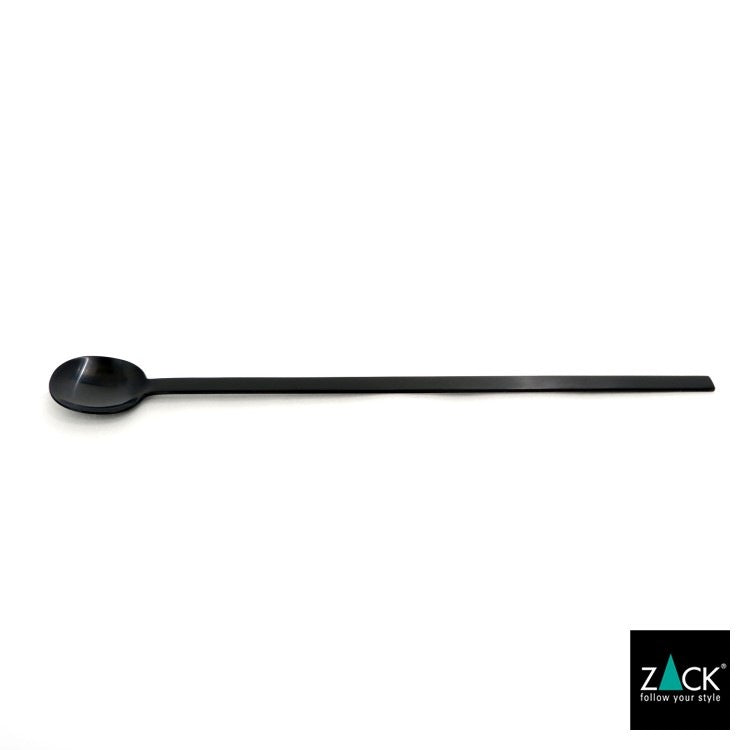ZACK 20850 MENOA ドイツZACK社製モダンデザインのバースプーン マットブラック 25.8cm [在庫有り]