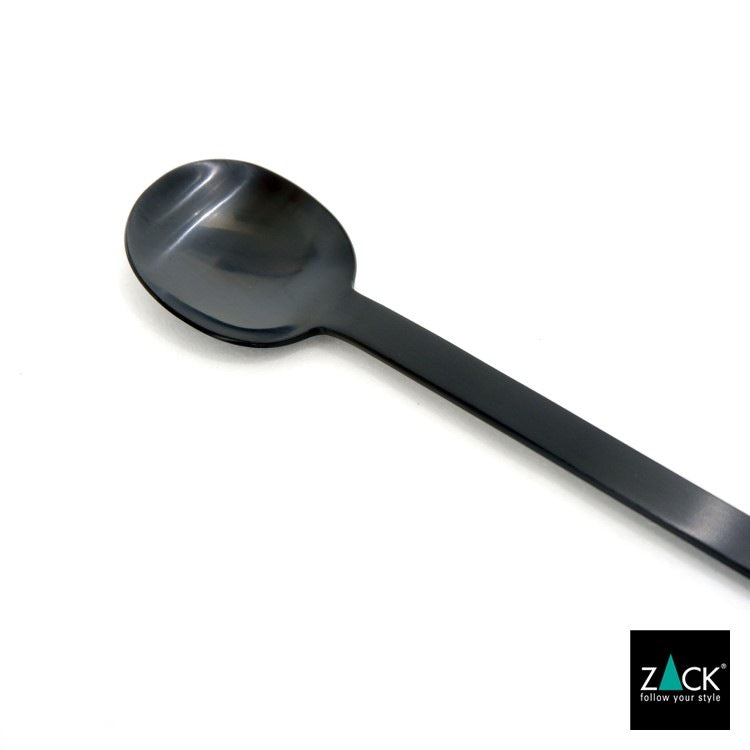ZACK 20850 MENOA ドイツZACK社製モダンデザインのバースプーン マットブラック 25.8cm [在庫有り]