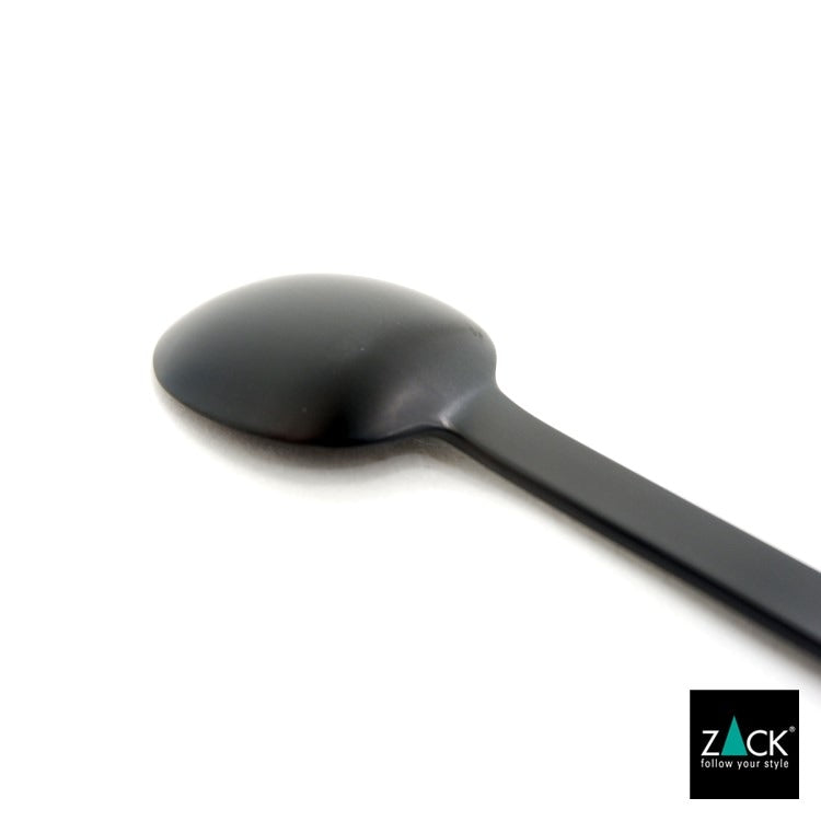 ZACK 20850 MENOA ドイツZACK社製モダンデザインのバースプーン マットブラック 25.8cm [在庫有り]