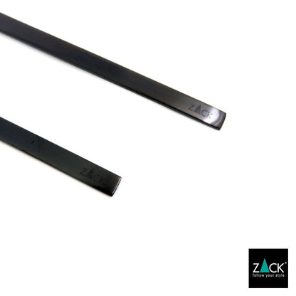 ZACK 20851 MENOA ドイツZACK社製モダンデザインのラテマキアートスプーン マットブラック 18.7cm [在庫有り] H1