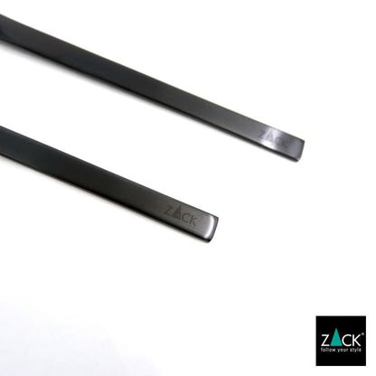 ZACK 20852 MENOA ドイツZACK社製モダンデザインのコーヒースプーン マットブラック 13.4cm [在庫有り] H1