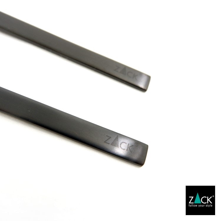 ZACK 20853 MENOA ドイツZACK社製モダンデザインのエスプレッソスプーン マットブラック 10.6cm [在庫有り]H1