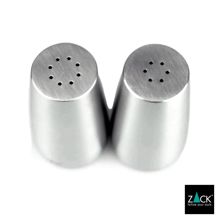 ZACK 20874 BEVO ドイツZACK社製モダンデザインのソルト＆ペッパー HL [在庫有り]H1