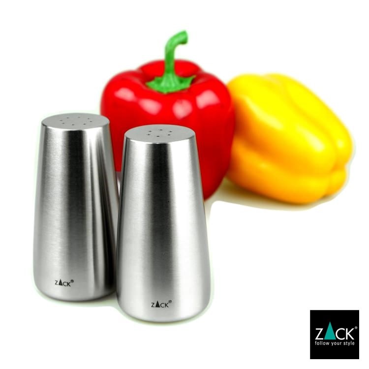ZACK 20874 BEVO ドイツZACK社製モダンデザインのソルト＆ペッパー HL [在庫有り]H1