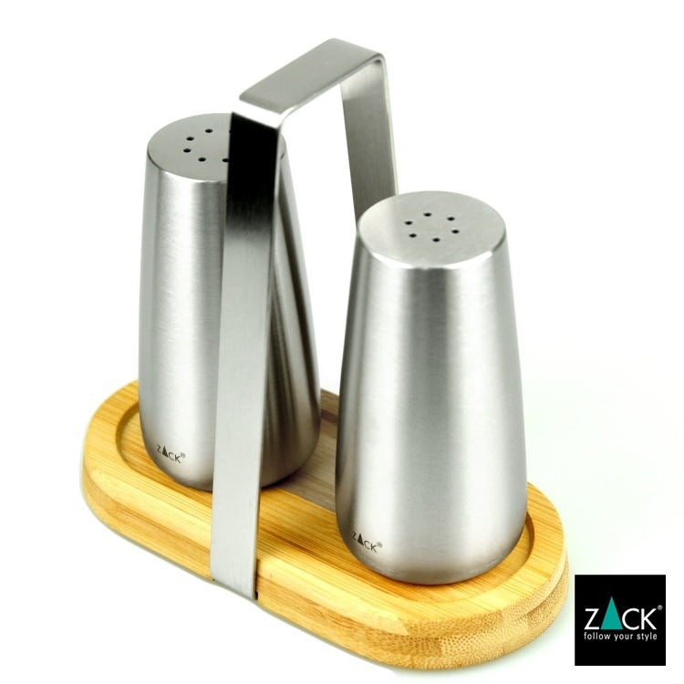 ［廃番］ ZACK 20875 BEVO ドイツZACK社製モダンデザインのソルト＆ペッパー