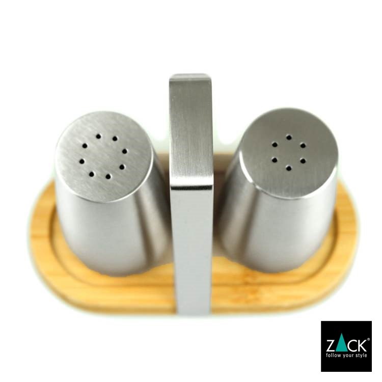 ［廃番］ ZACK 20875 BEVO ドイツZACK社製モダンデザインのソルト＆ペッパー