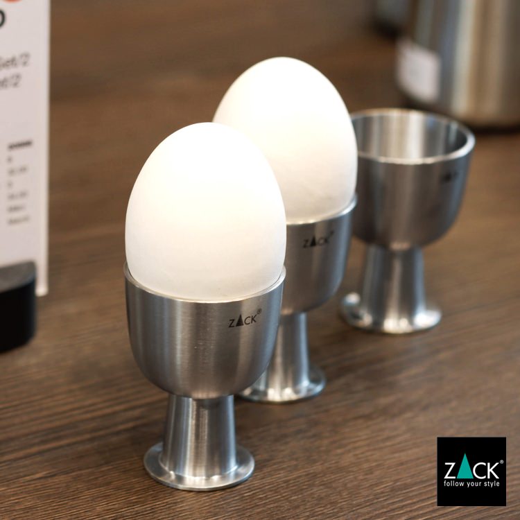 ZACK 20886 BEVO ドイツZACK社製モダンデザインのエッグカップ 2個セット HL [在庫有り]