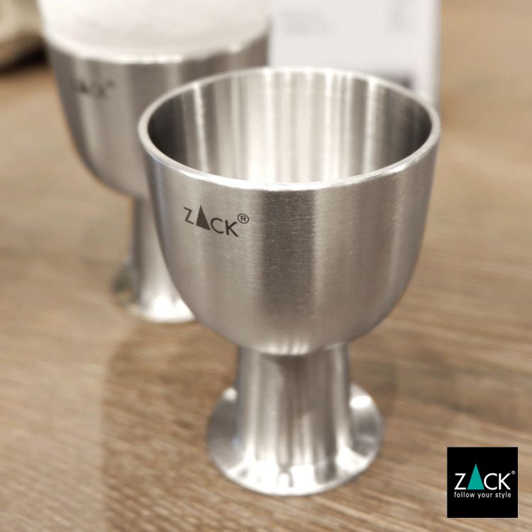 ZACK 20886 BEVO ドイツZACK社製モダンデザインのエッグカップ 2個セット HL [在庫有り]