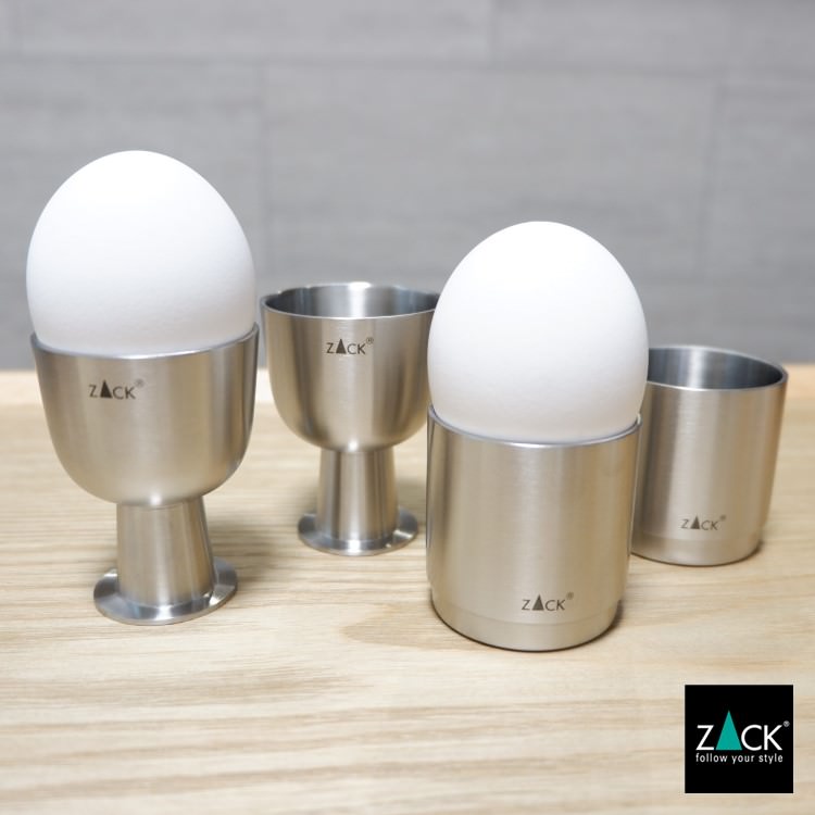 ZACK 20886 BEVO ドイツZACK社製モダンデザインのエッグカップ 2個セット HL [在庫有り]