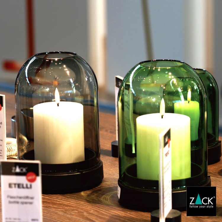ZACK 30113 TREVO ドイツZACK社製モダンデザインのランタンS グリーン [在庫有り]