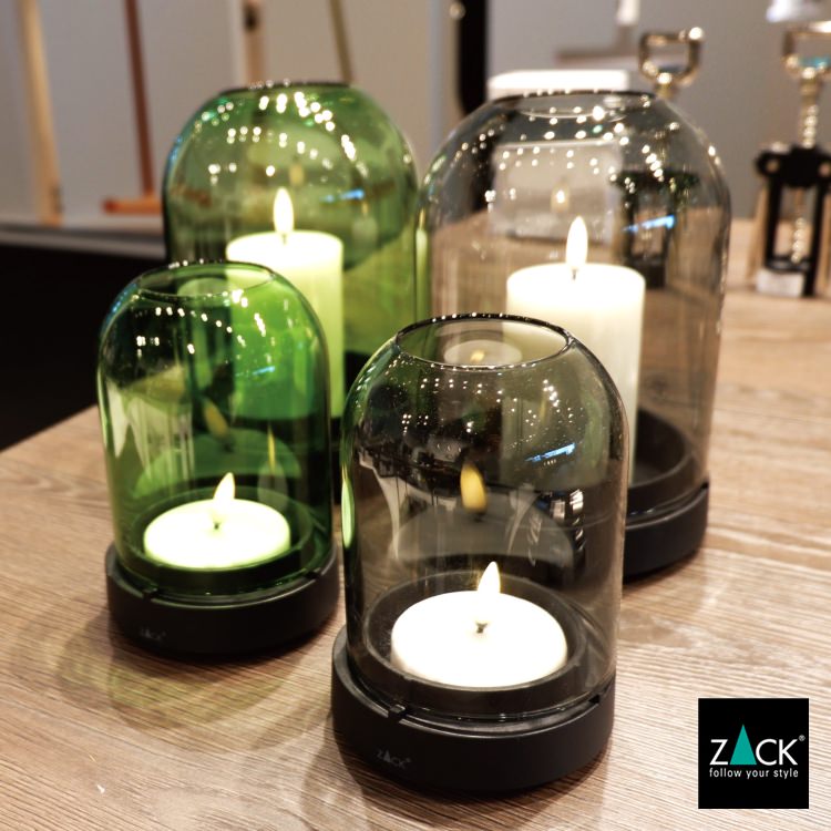 ZACK 30114 TREVO ドイツZACK社製モダンデザインのランタンL グリーン [在庫有り]