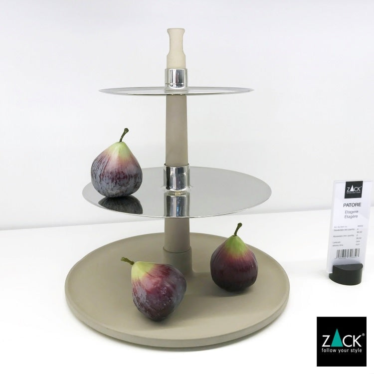 ZACK 30632 PATORE ドイツZACK社製モダンデザインのケーキスタンド MP [在庫有り]