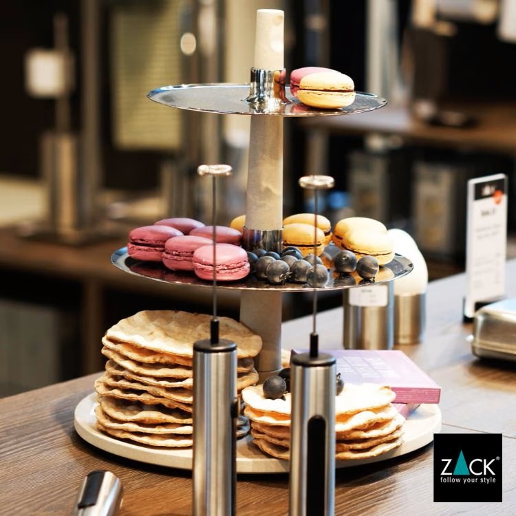 ZACK 30632 PATORE ドイツZACK社製モダンデザインのケーキスタンド MP [在庫有り]